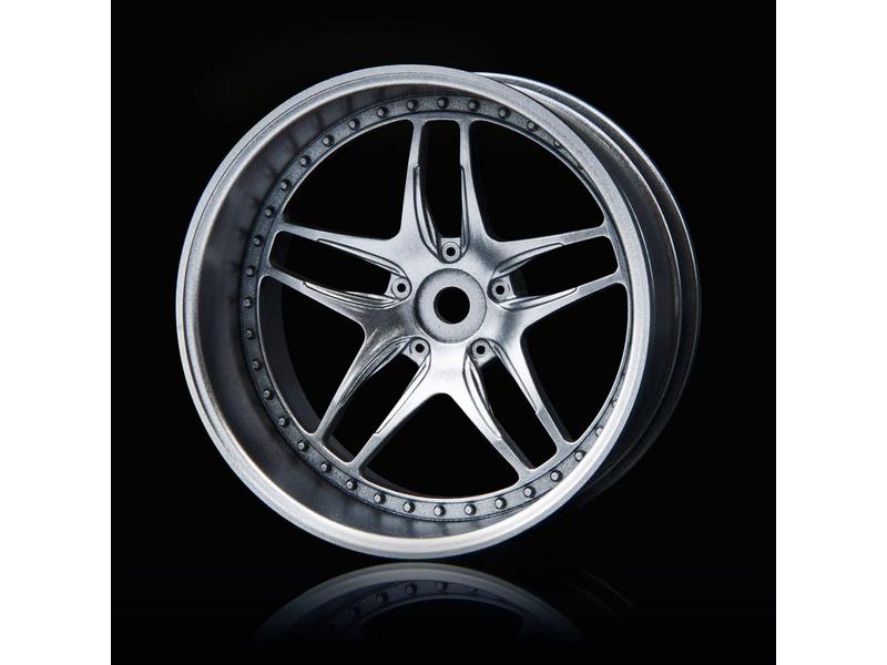 MST FB Wheel (4pcs) / Color: Paint Silver (Light Grey)