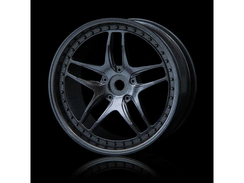 MST FB Wheel (4pcs) / Color: Grey (Dark Grey)