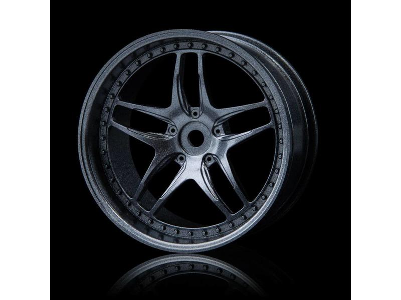 MST FB Wheel (4pcs) / Color: Grey (Dark Grey)