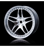 MST FB Wheel (4pcs) / Color: Flat Silver