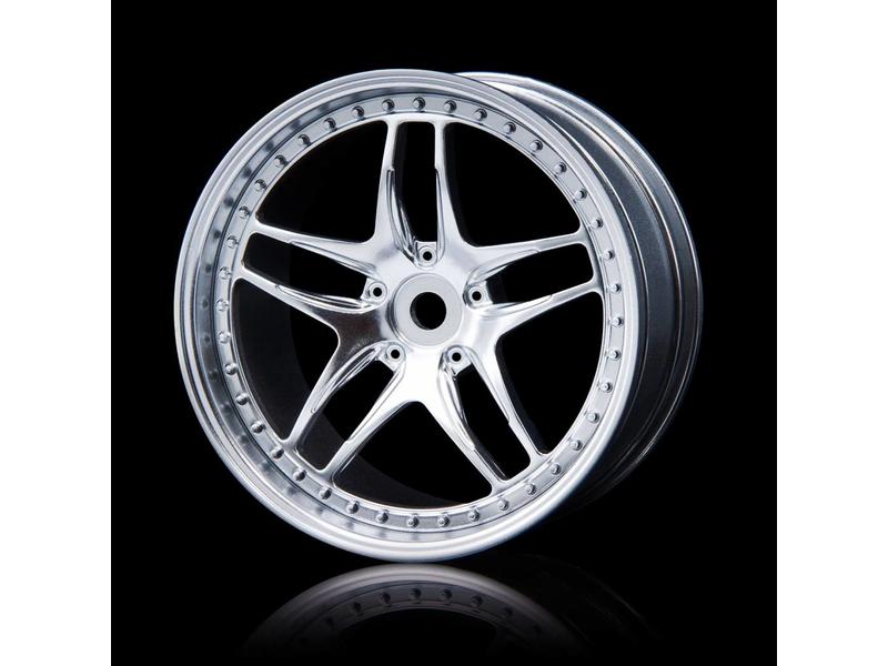 MST FB Wheel (4pcs) / Color: Flat Silver