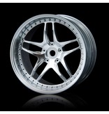 MST FB Wheel (4pcs) / Color: Flat Silver