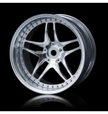 MST FB Wheel (4pcs) / Color: Flat Silver