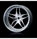 MST FB Wheel (4pcs) / Color: Flat Silver