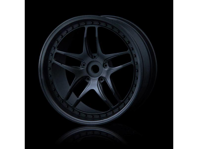 MST FB Wheel (4pcs) / Color: Flat Black