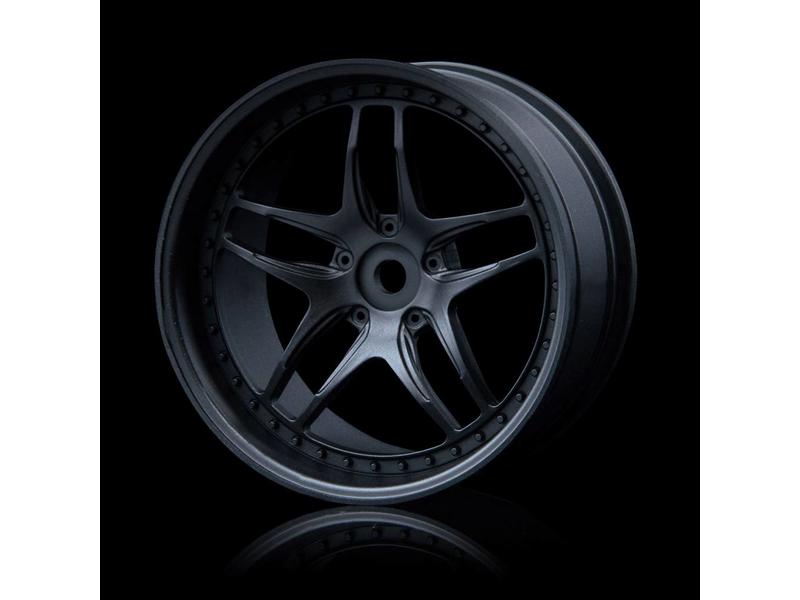 MST FB Wheel (4pcs) / Color: Flat Black