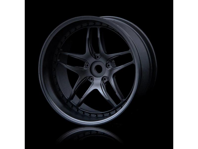 MST FB Wheel (4pcs) / Color: Flat Black