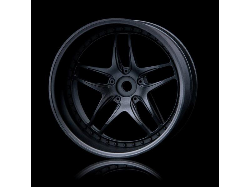 MST FB Wheel (4pcs) / Color: Flat Black