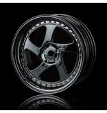 MST TMB Wheel (4pcs) / Color: Silver Black (Dark Chrome)