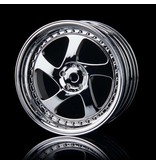 MST TMB Wheel (4pcs) / Color: Silver (Chrome)