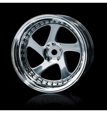 MST TMB Wheel (4pcs) / Color: Silver (Chrome)