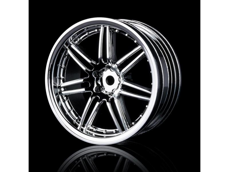 MST X603 Wheel (4pcs) / Color: Silver (Chrome)