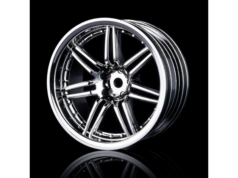 MST X603 Wheel (4pcs) / Color: Silver (Chrome)