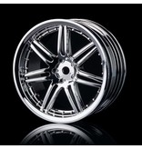 MST X603 Wheel (4pcs) / Color: Silver (Chrome)