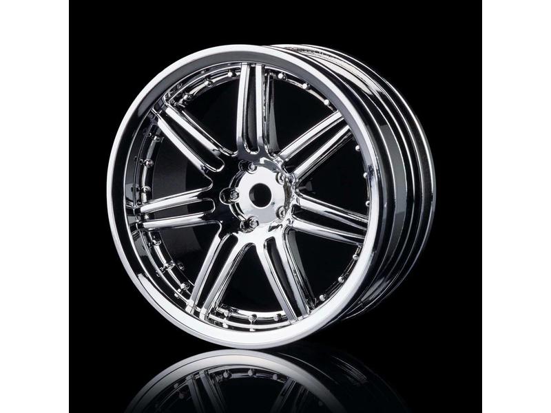 MST X603 Wheel (4pcs) / Color: Silver (Chrome)