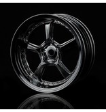 MST Kairos Wheel (4pcs) / Color: Silver Black (Dark Chrome)