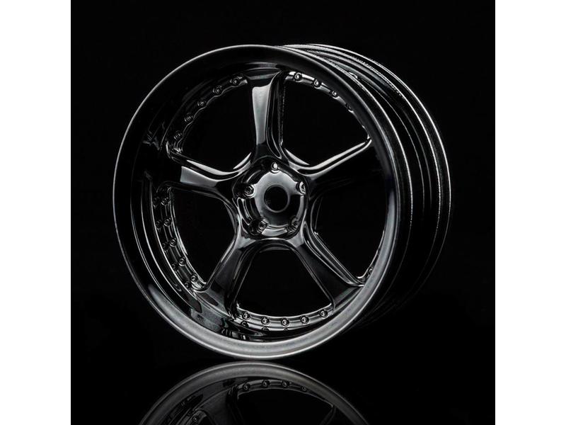 MST Kairos Wheel (4pcs) / Color: Silver Black (Dark Chrome)