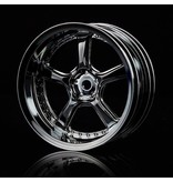 MST Kairos Wheel (4pcs) / Color: Silver Black (Dark Chrome)