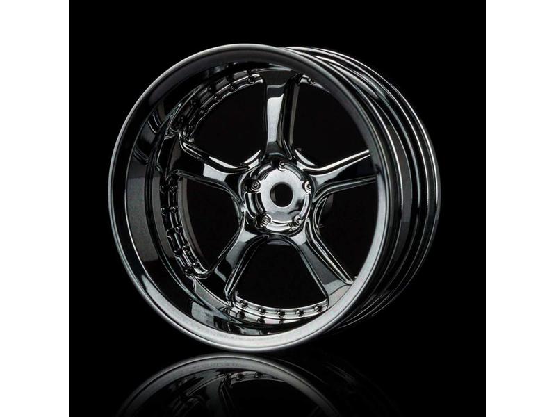 MST Kairos Wheel (4pcs) / Color: Silver Black (Dark Chrome)