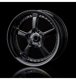 MST Kairos Wheel (4pcs) / Color: Silver Black (Dark Chrome)