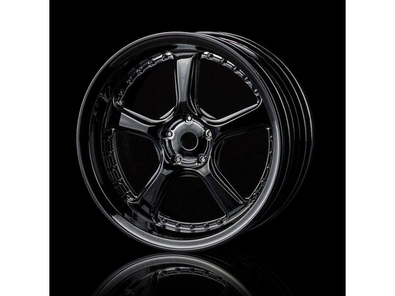 MST Kairos Wheel (4pcs) / Color: Silver Black (Dark Chrome)