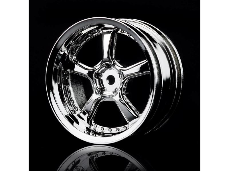 MST Kairos Wheel (4pcs) / Color: Silver (Chrome)