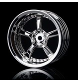 MST Kairos Wheel (4pcs) / Color: Silver (Chrome)