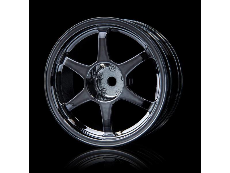 MST Type-C Wheel (4pcs) / Color: Silver Black (Dark Chrome)