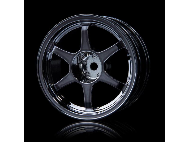 MST Type-C Wheel (4pcs) / Color: Silver Black (Dark Chrome)