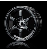 MST Type-C Wheel (4pcs) / Color: Silver Black (Dark Chrome)