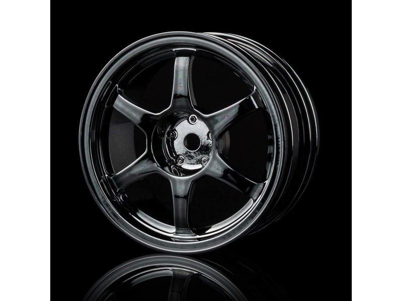 MST Type-C Wheel (4pcs) / Color: Silver Black (Dark Chrome)