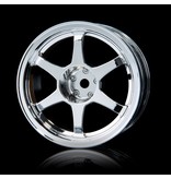 MST Type-C Wheel (4pcs) / Color: Silver (Chrome)