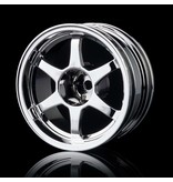 MST Type-C Wheel (4pcs) / Color: Silver (Chrome)