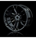 MST TSP Wheel (4pcs) / Color: Silver Black (Dark Chrome)