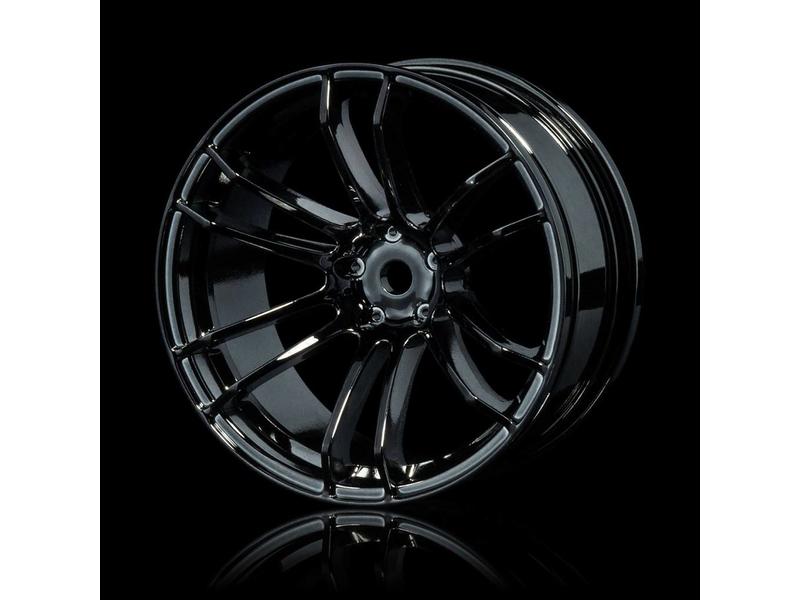 MST TSP Wheel (4pcs) / Color: Silver Black (Dark Chrome)