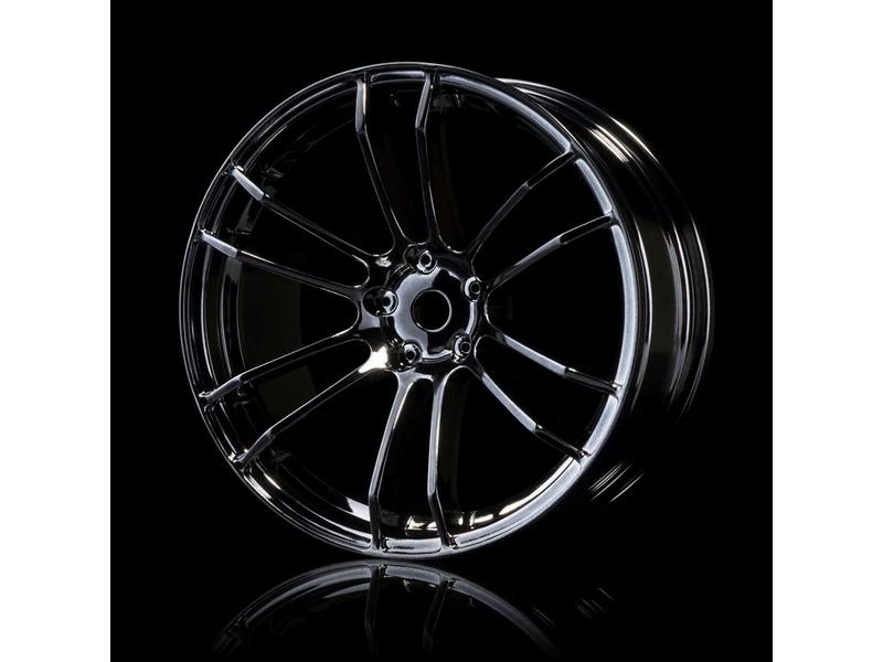 MST TSP Wheel (4pcs) / Color: Silver Black (Dark Chrome)