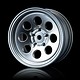 58H Wheel (4) / Flat Silver
