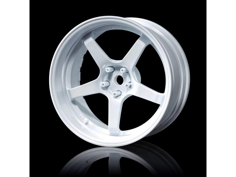 MST GT Wheel Set - Adjustable Offset (4pcs) / Color: White - White