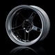 GT Wheel Set - Adj. Offset (4) / Silver Black-Flat Silver