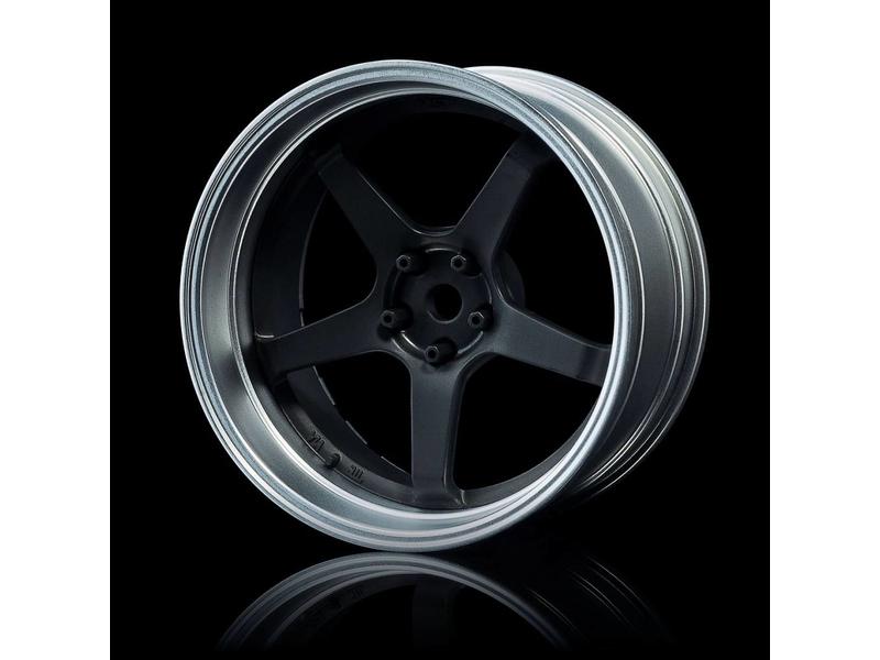 MST GT Wheel Set - Adjustable Offset (4pcs) / Color: Flat Black - Flat Silver