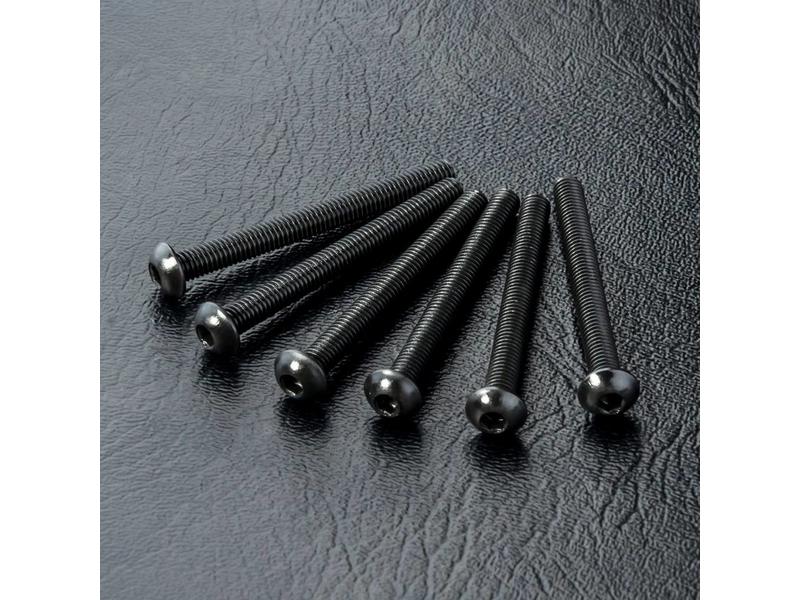 MST Round Head Screw M3 x 30mm (6pcs)