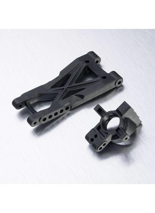 MST HT Rear Lower Arm & Wheel Hub