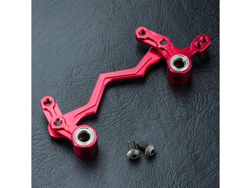 MST Aluminium Steering Arm Set / Color: Red