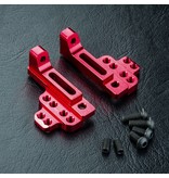 MST Aluminium Upper Bulkhead Right & Left / Color: Red