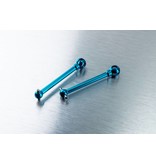 MST Aluminium CVD Universal Shaft (2pcs) / Size: 42mm / Color: Blue