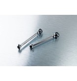 MST Aluminium CVD Universal Shaft (2pcs) / Size: 42mm / Color: Silver