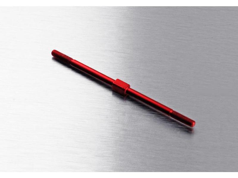 MST Aluminium Turnbuckle φ3mm x 68mm / Color: Red