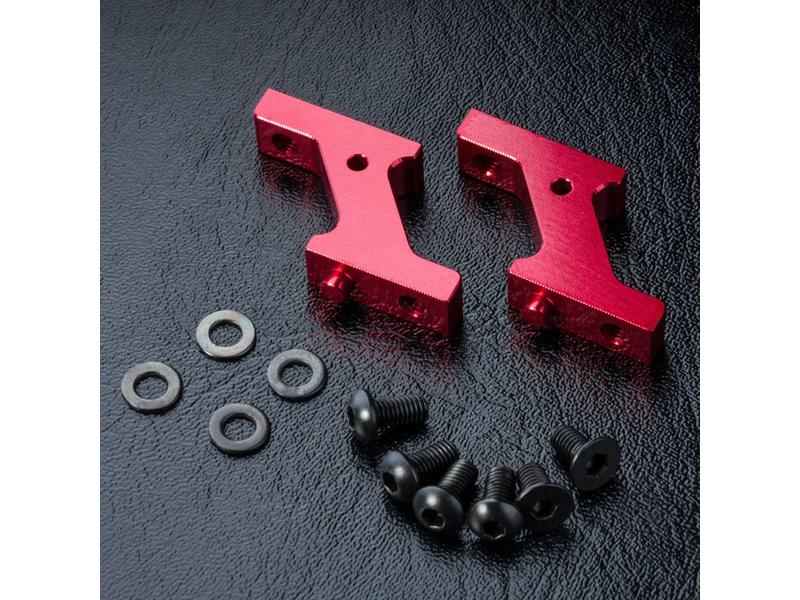 MST Aluminium Vertical Low Profile Servo Mount / Color: Red