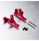 MST XXX Aluminium Gear Box Cover Set - HT-F / Color: Red