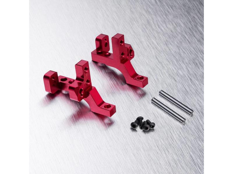 MST XXX Aluminium Gear Box Cover Set - HT-F / Color: Red